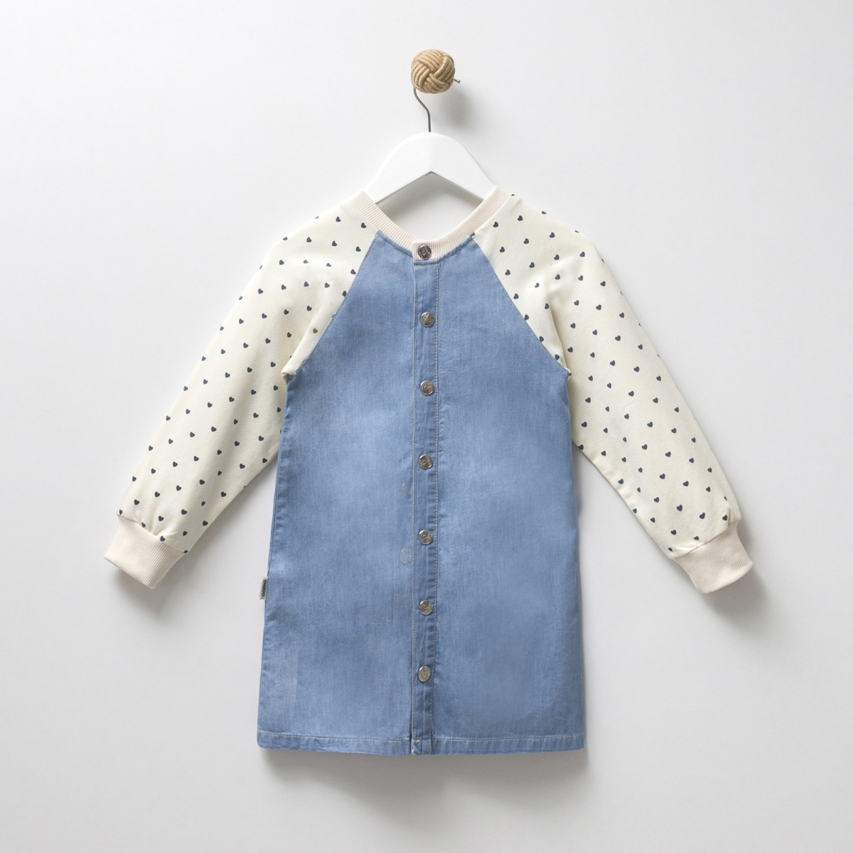 OVERDO BASKILI KOT ELBİSE 