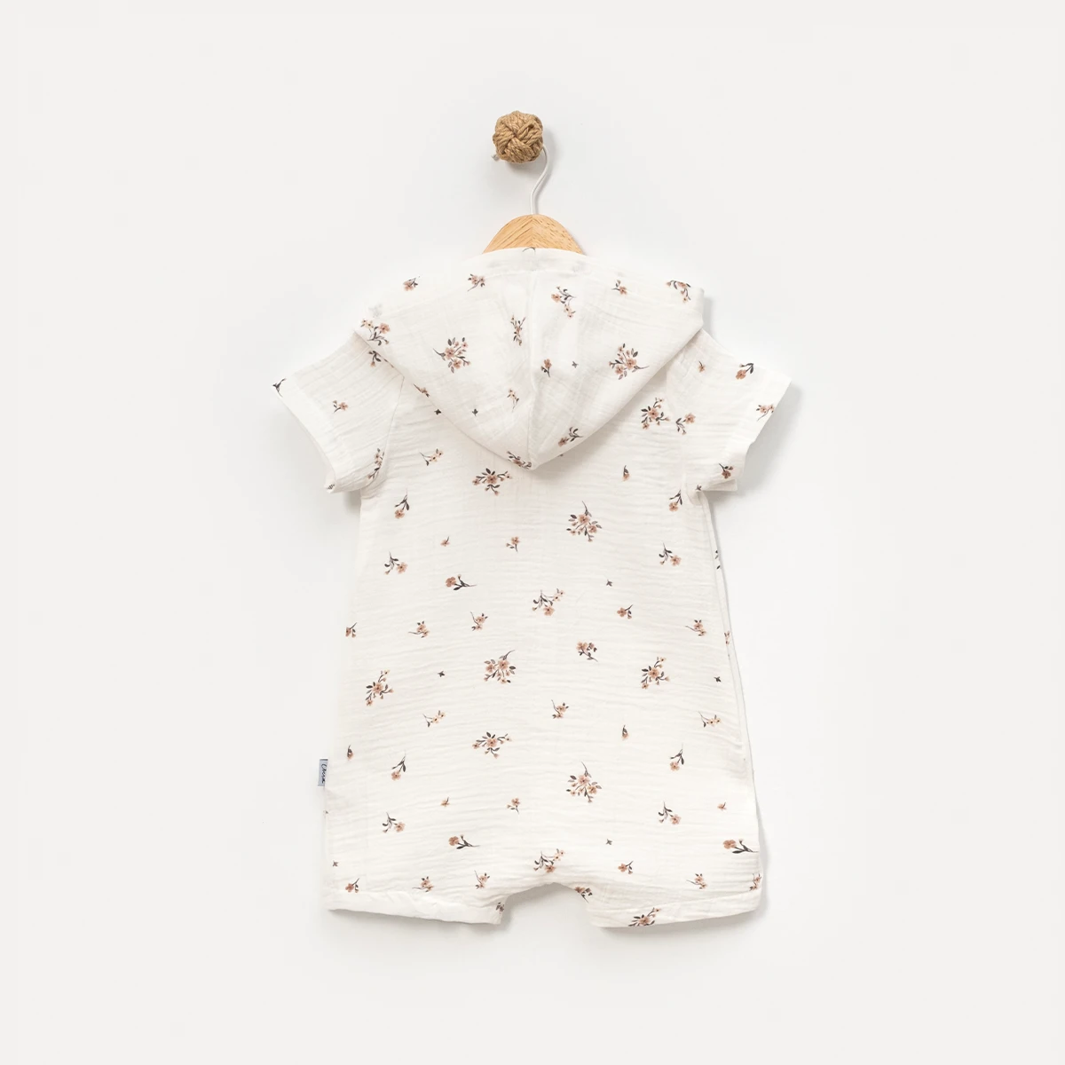 GIRL 9-24 MONTHS MUSLIN SHORTS JUMPSUIT