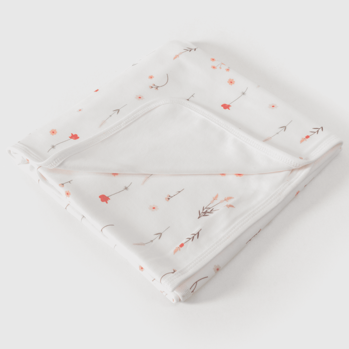 FLORAL ÇİÇEK DESENLİ 100 PAMUK BEBEK BATTANİYESİ - RENKLİ