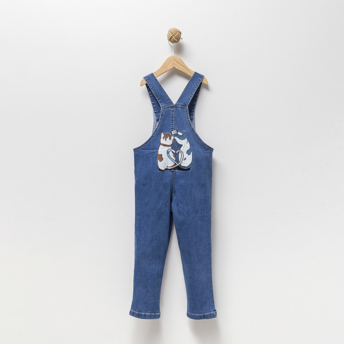 ДЕВОЧКА 18-36 МЕСЯЦЕВ ДЖИНСОВЫЙ КОМБИНЕЗОН 