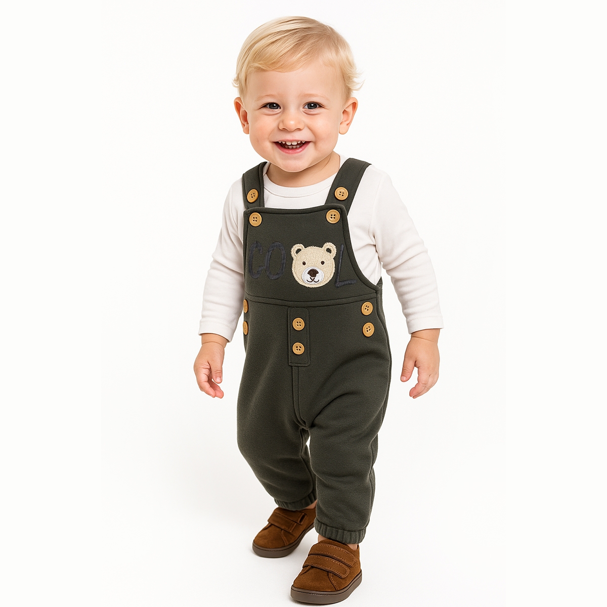 МАЛЬЧИК 9-24 МЕСЯЦЕВ КОМБИНЕЗОН С НАЧЕСОМ