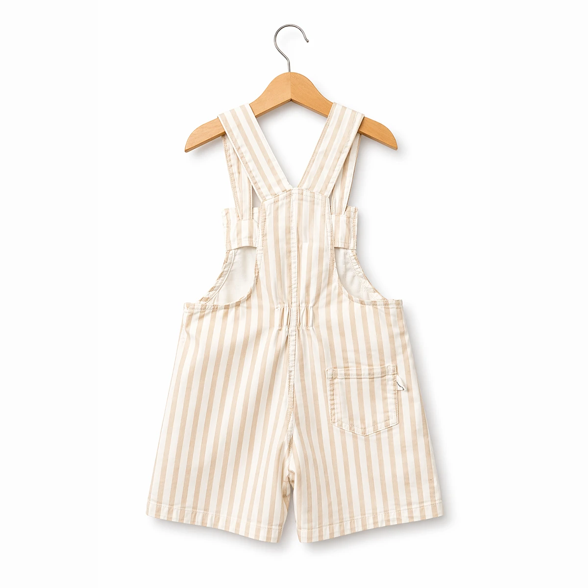 UNSEX 1-4 YAŞ ÇİZGİLİ HAM KOT ŞORT SALOPET 