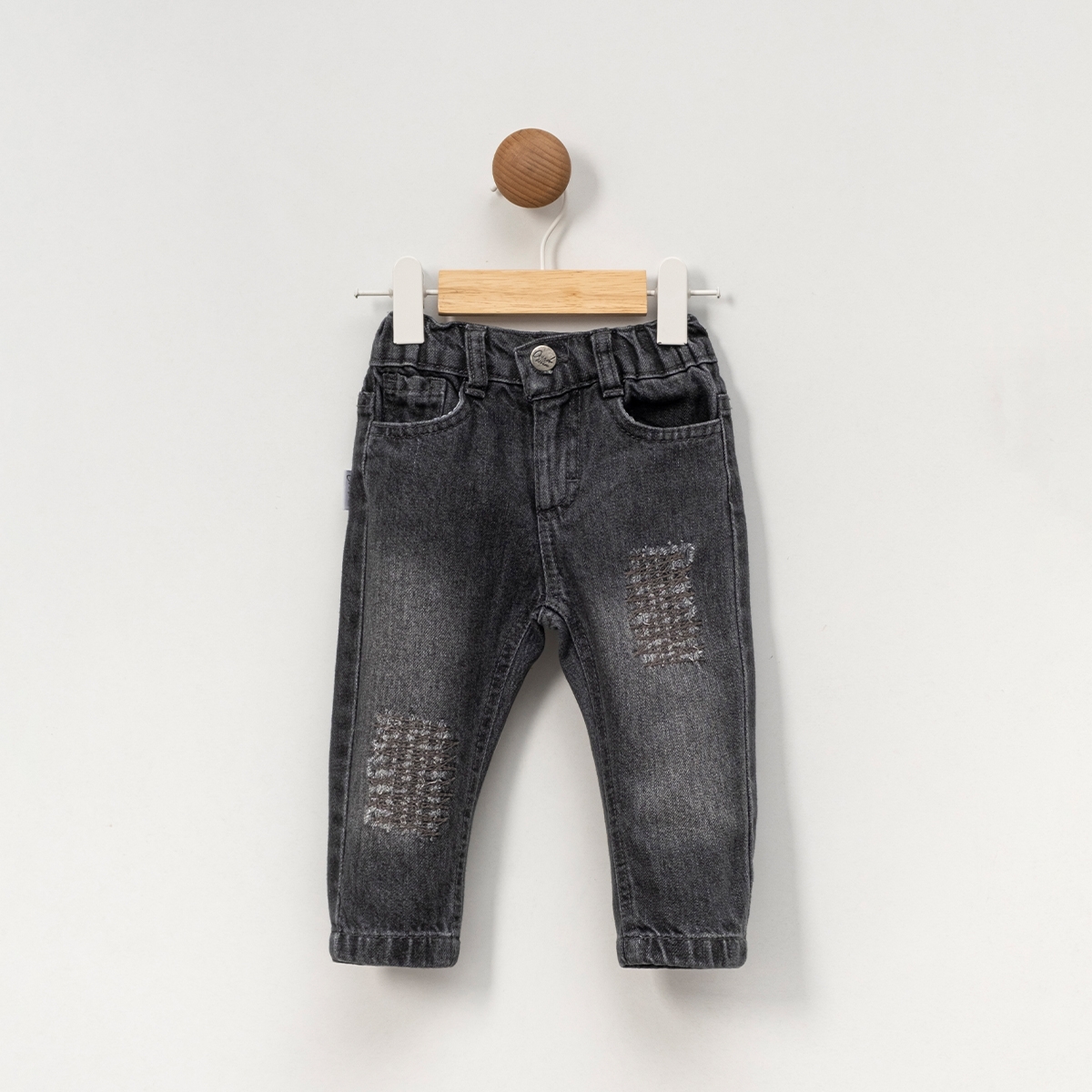 BOY CHILD 1-4 AGE EMBROIDERED JEANS