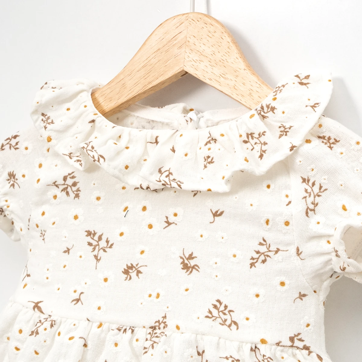 KIZ ÇOCUK 9-24 AY ÇİÇEKLİ ELBİSE 