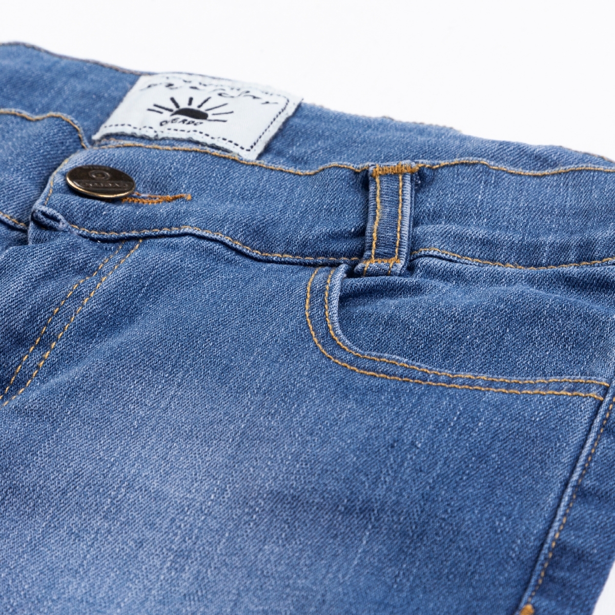 UNİSEX 2-7 YAŞ ARASI KOT ŞORT - KOT