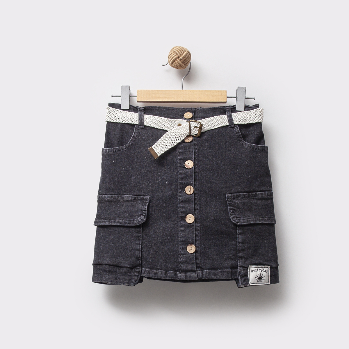 OVD KIZ ÇOCUK 5-8 CEPLİ KOT ETEK 