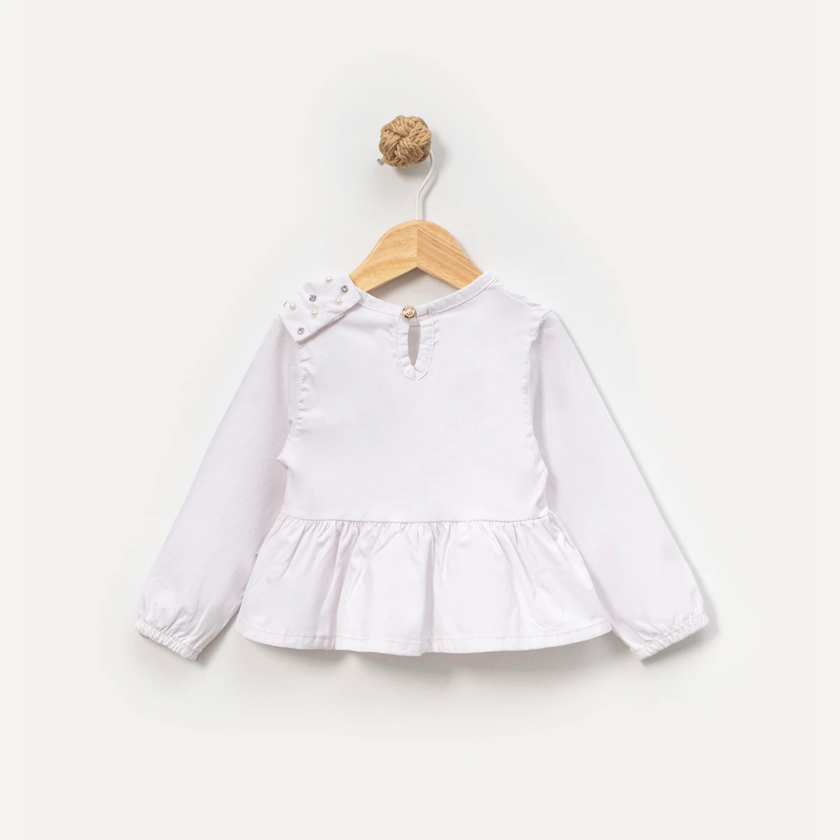 KIZ ÇOCUK 1-4 YAŞ FİYONKLU BLUZ