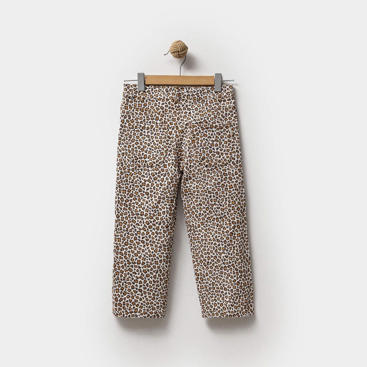 GIRL 5-8 YEARS LEOPARD PATTERNED JEANS