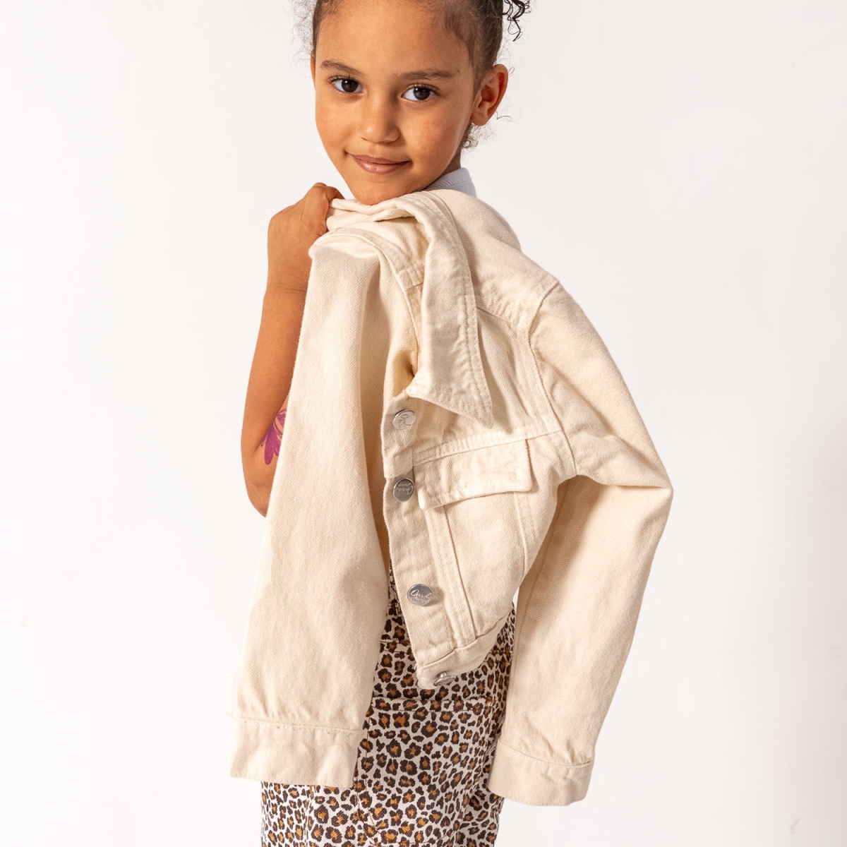 KIZ ÇOCUK 5-8 YAŞ HAM KOT CEKET