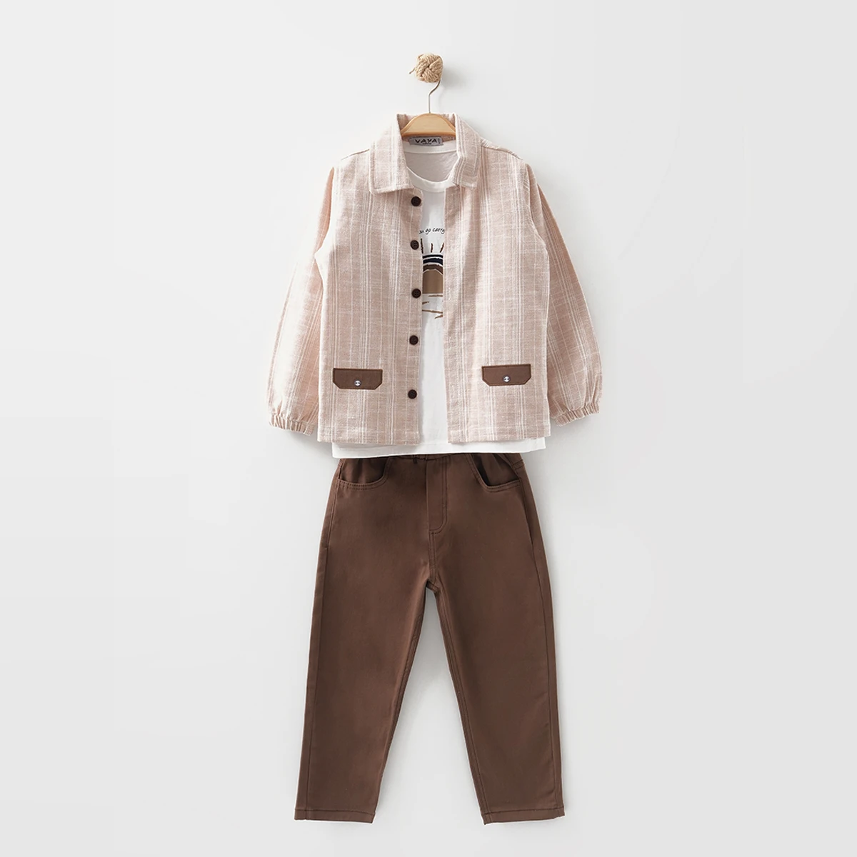 ERKEK ÇOCUK 6-9 YAŞ GÖMLEKLİ 3LÜ TAKIM 