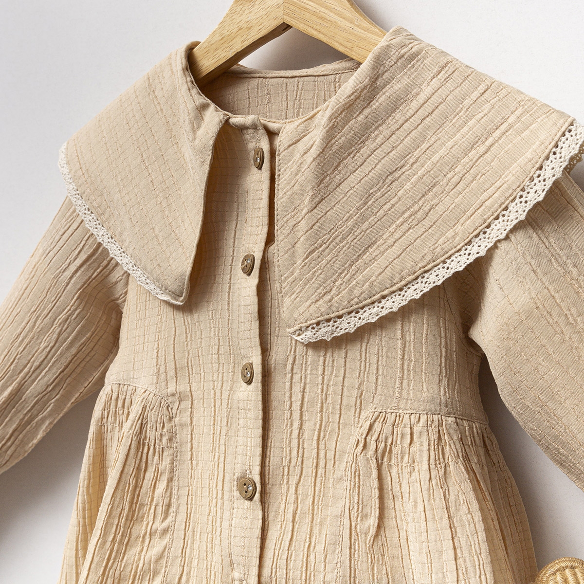 МУСЛИНОВАЯ РУБАШКА ДЛЯ ДЕВОЧЕК 1-4 ЛЕТ