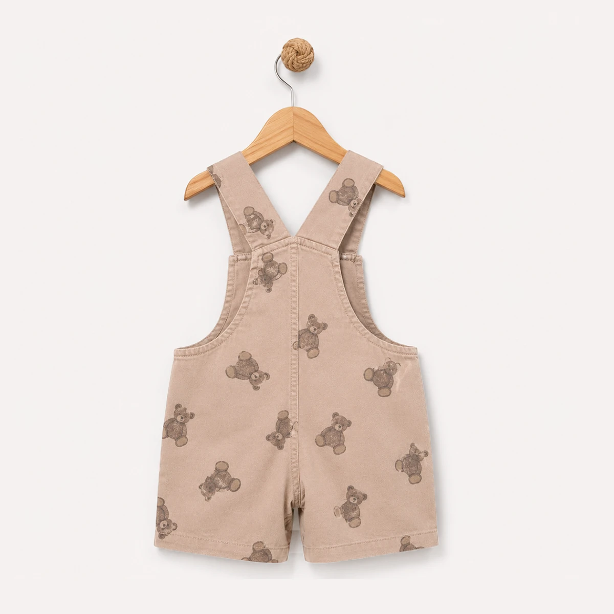 UNISEX  1-4 YEARS OLD PRINTED RAW SHORTS SALOPET