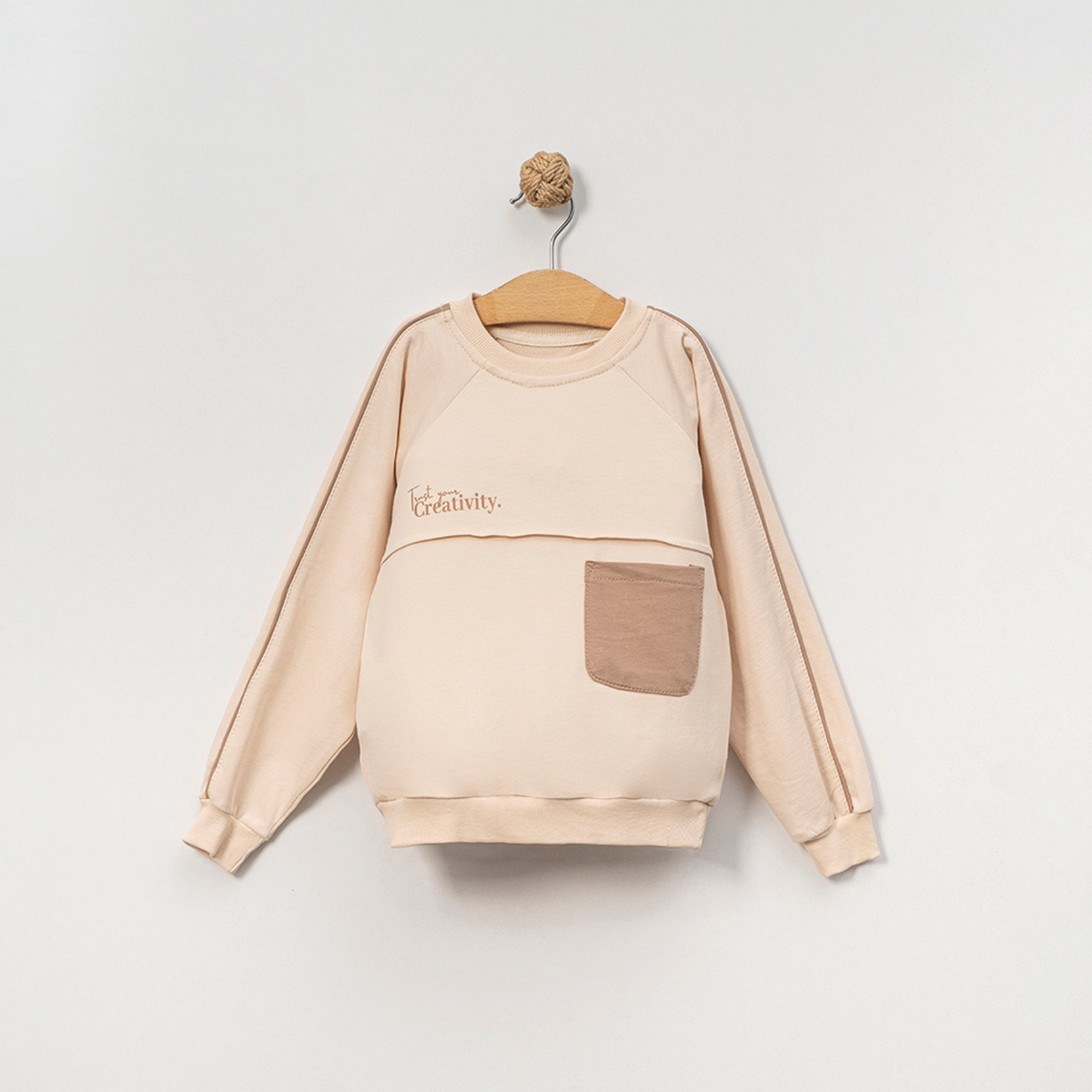 ERKEK ÇOCUK 5-8 YAŞ CEP DETAYLI SWEAT 