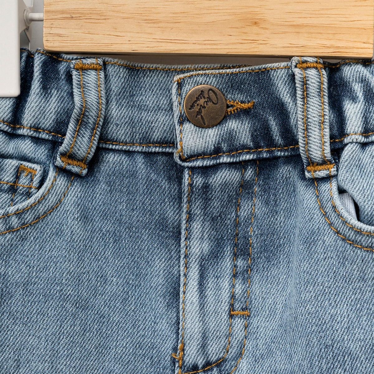 BOY CHILD 1-4 AGE EMBROIDERED JEANS