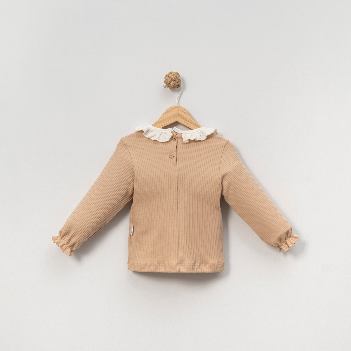 ДЕВОЧКА 1-4 ЛЕТ КОФТА С КРУГЛЫМ ВОРОТНИКОМ 