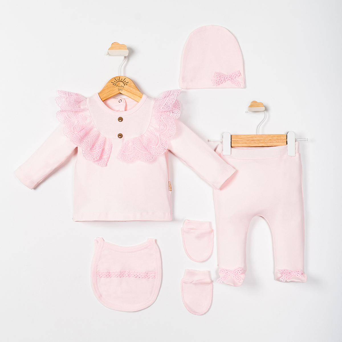 KIZ BEBEK 0-6 AY 5 Lİ SET 