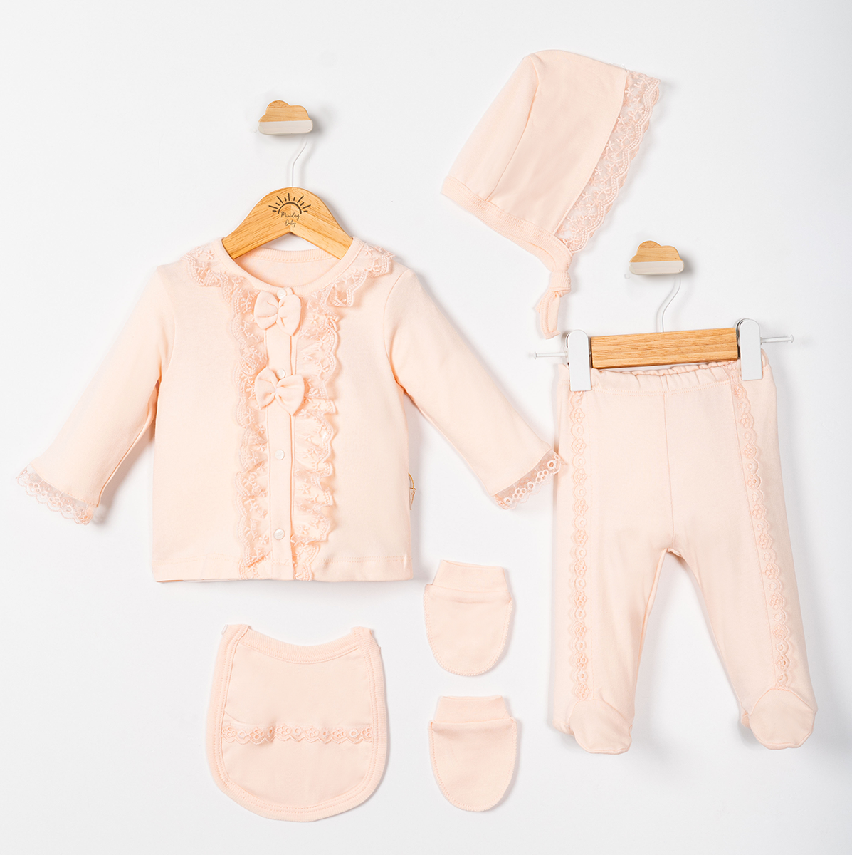 BABY GIRL 0-6 MONTHS SET OF 5