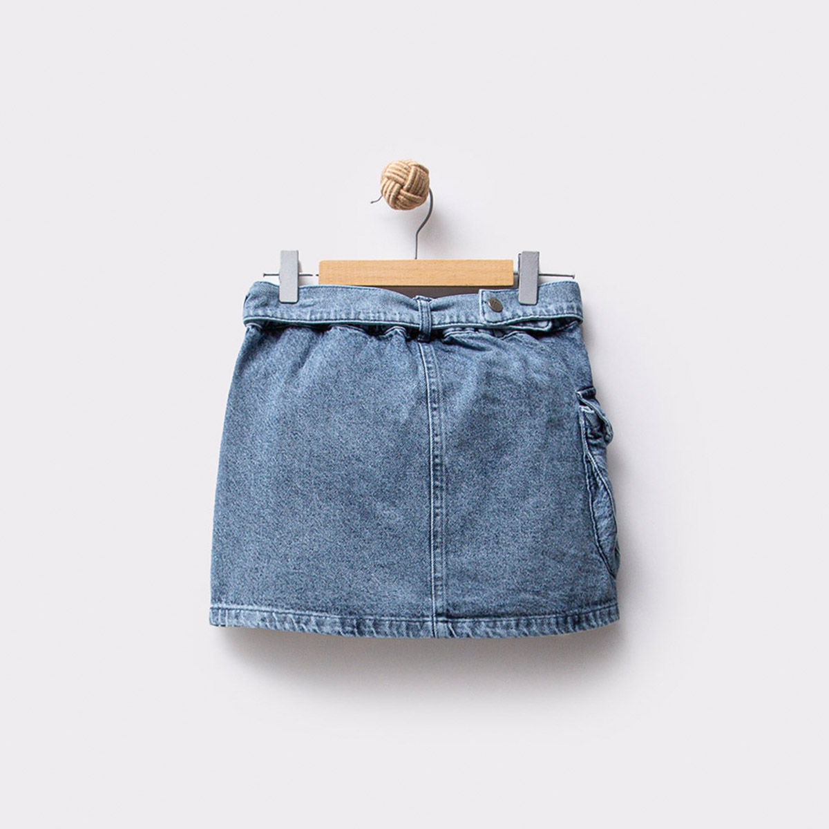 OVD KIZ 5-8 YAŞ BASKILI ÇANTALI KOT ETEK