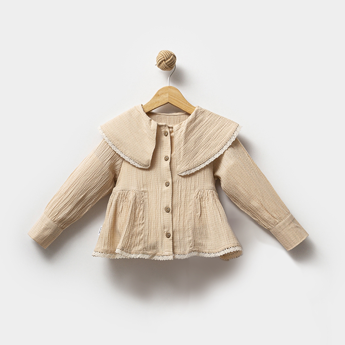 МУСЛИНОВАЯ РУБАШКА ДЛЯ ДЕВОЧЕК 1-4 ЛЕТ