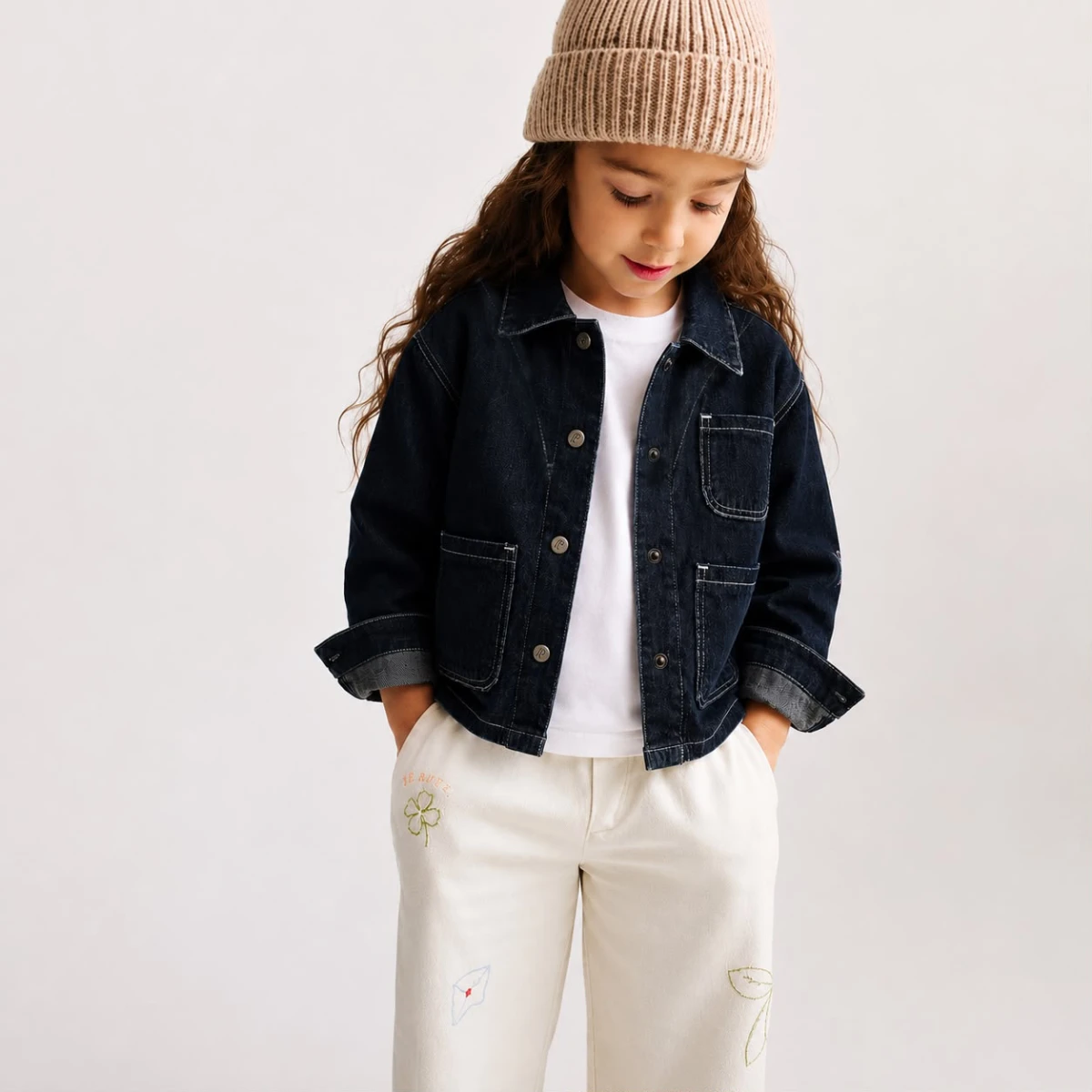 UNISEX 5-8 YAŞ KOT CEKET 