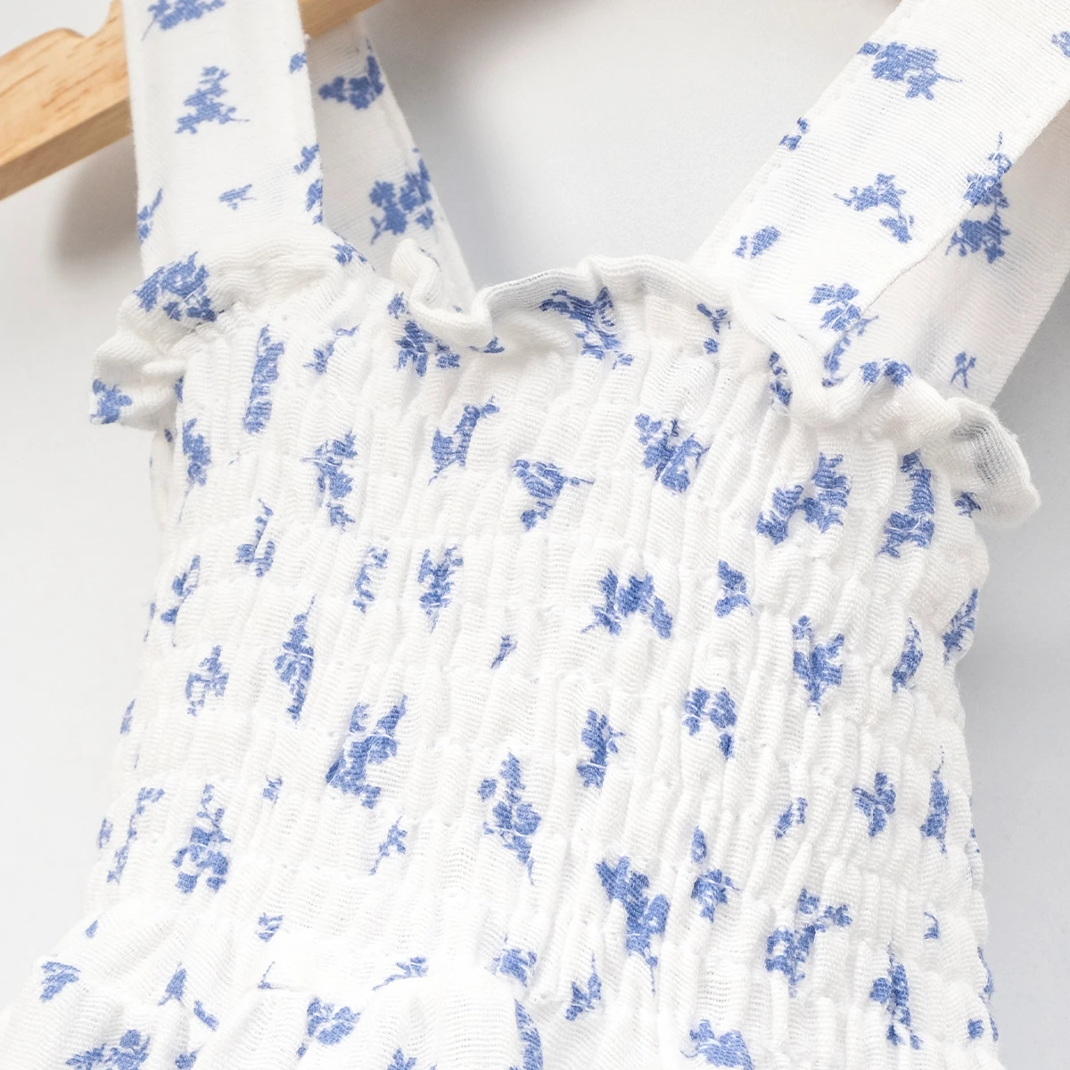 KIZ ÇOCUK 9-24 AY ŞAPKALI SLİPLİ ELBİSE 3 LÜ TAKIM - BEYAZ