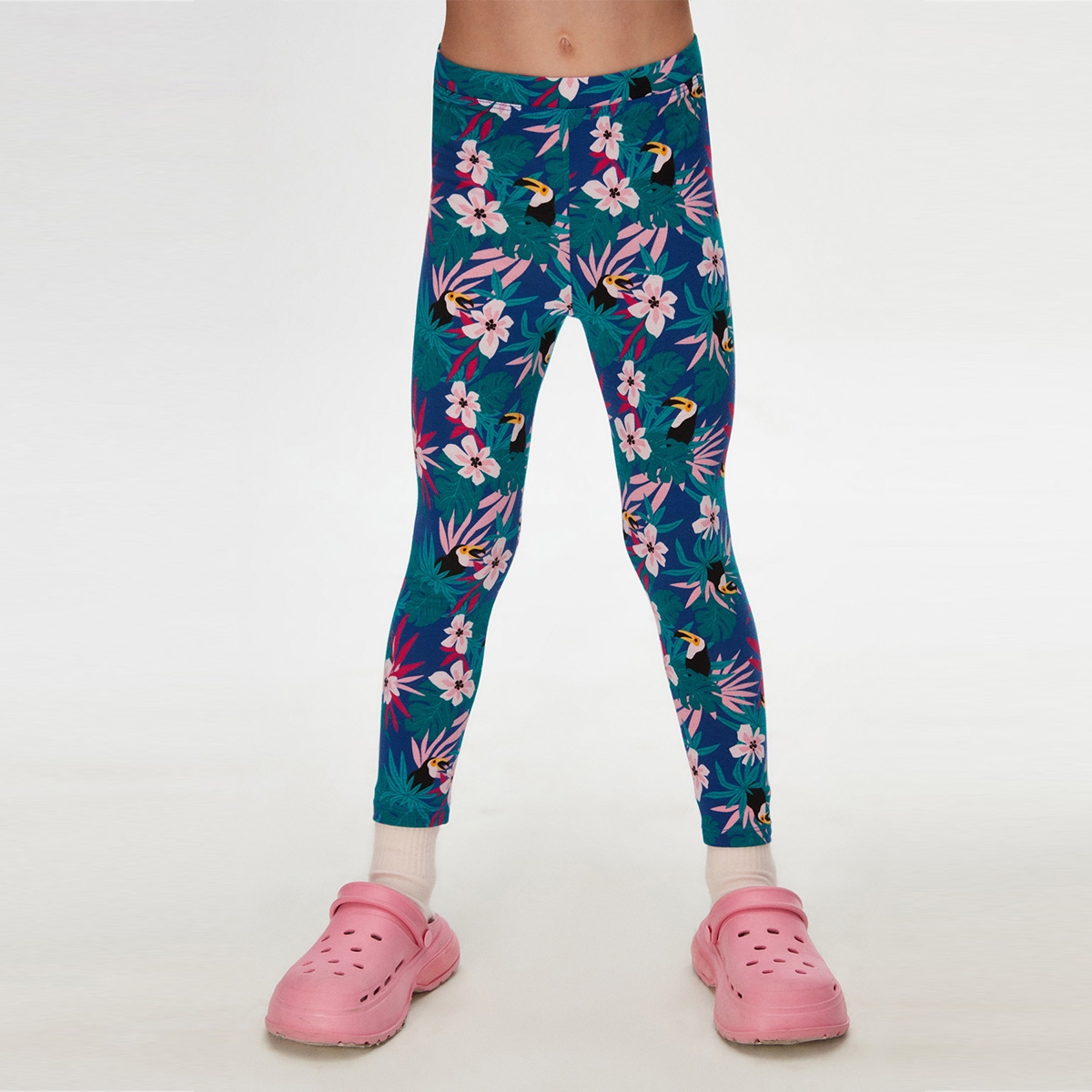 Kız 1-4 Yaş  Desenli Tayt 