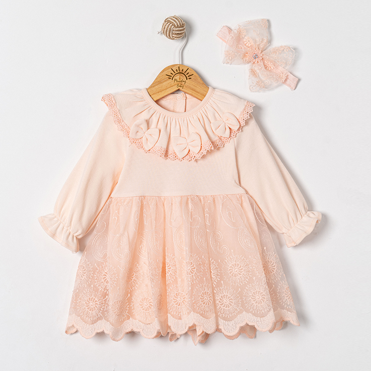 KIZ BEBEK 3-12 AY ELBİSE 