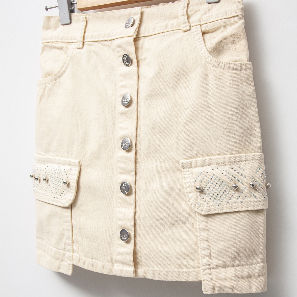 OVD KIZ ÇOCUK 5-8 YAŞ TAŞ BASKILI HAM ETEK