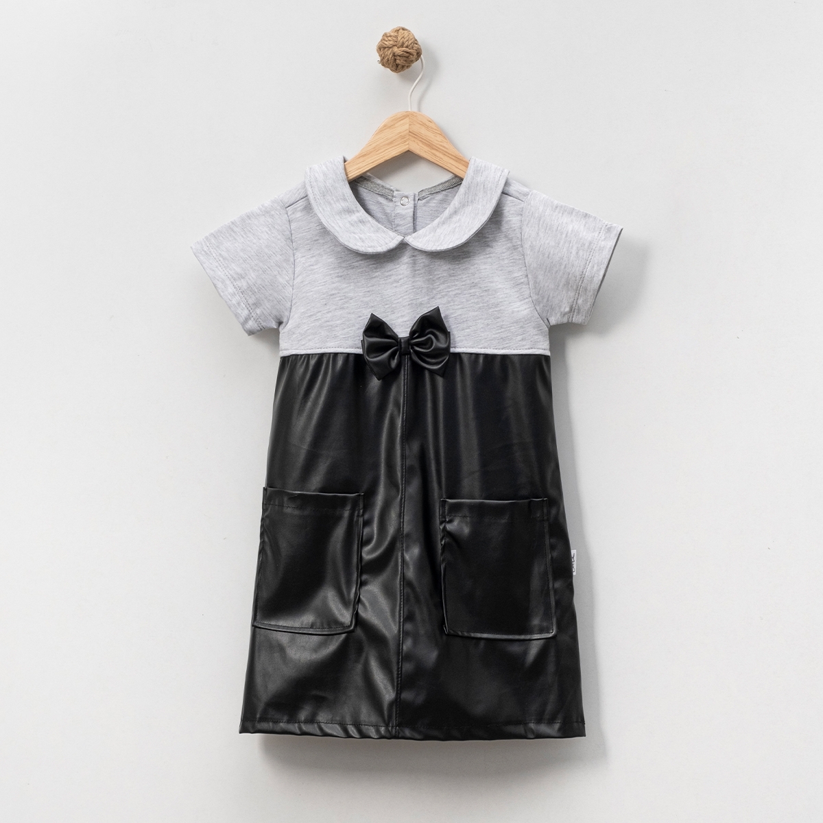 ДЕВОЧKA 5-8 ЛЕТ КОЖАНОЕ ПЛАТЬЕ