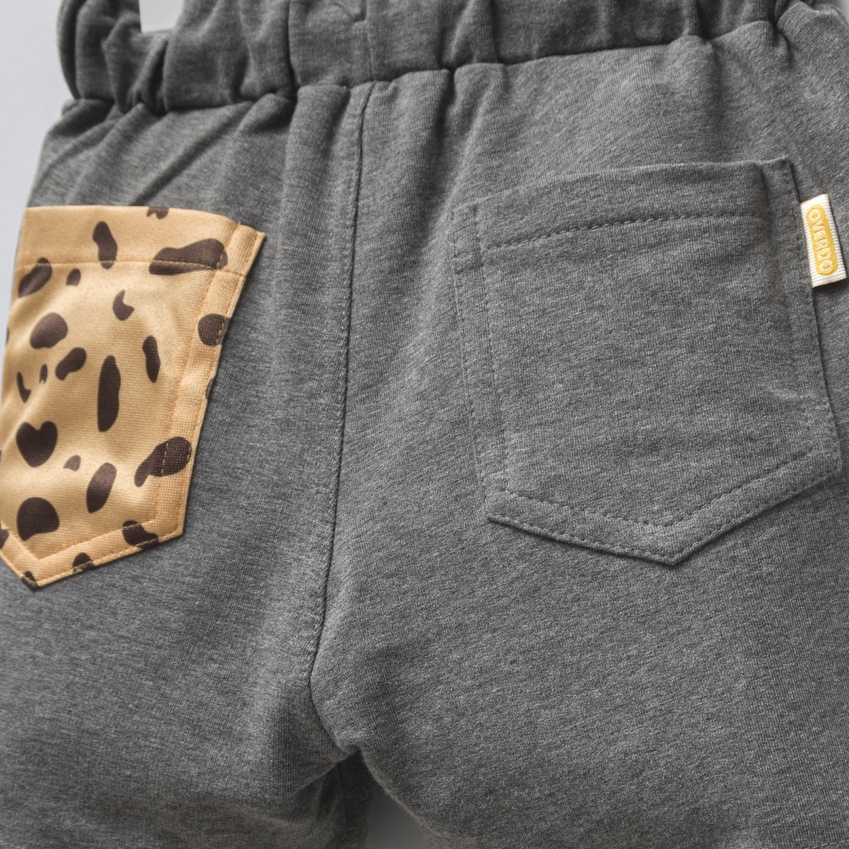 OVERDO BASKILI İKİ İP ŞORT - FÜME