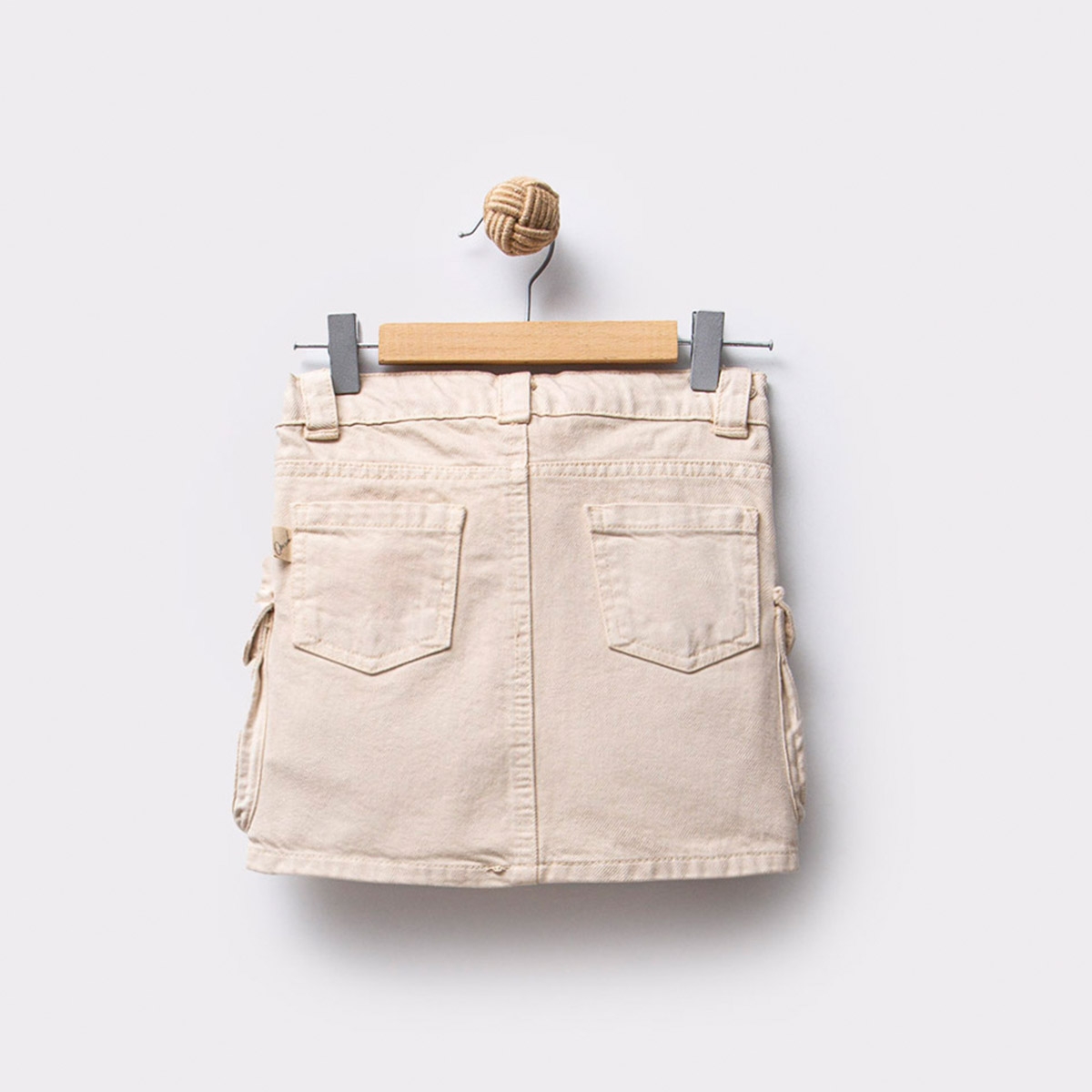 OVD KIZ 5-8 YAŞ KARGO CEPLİ RENKLİ   ETEK 