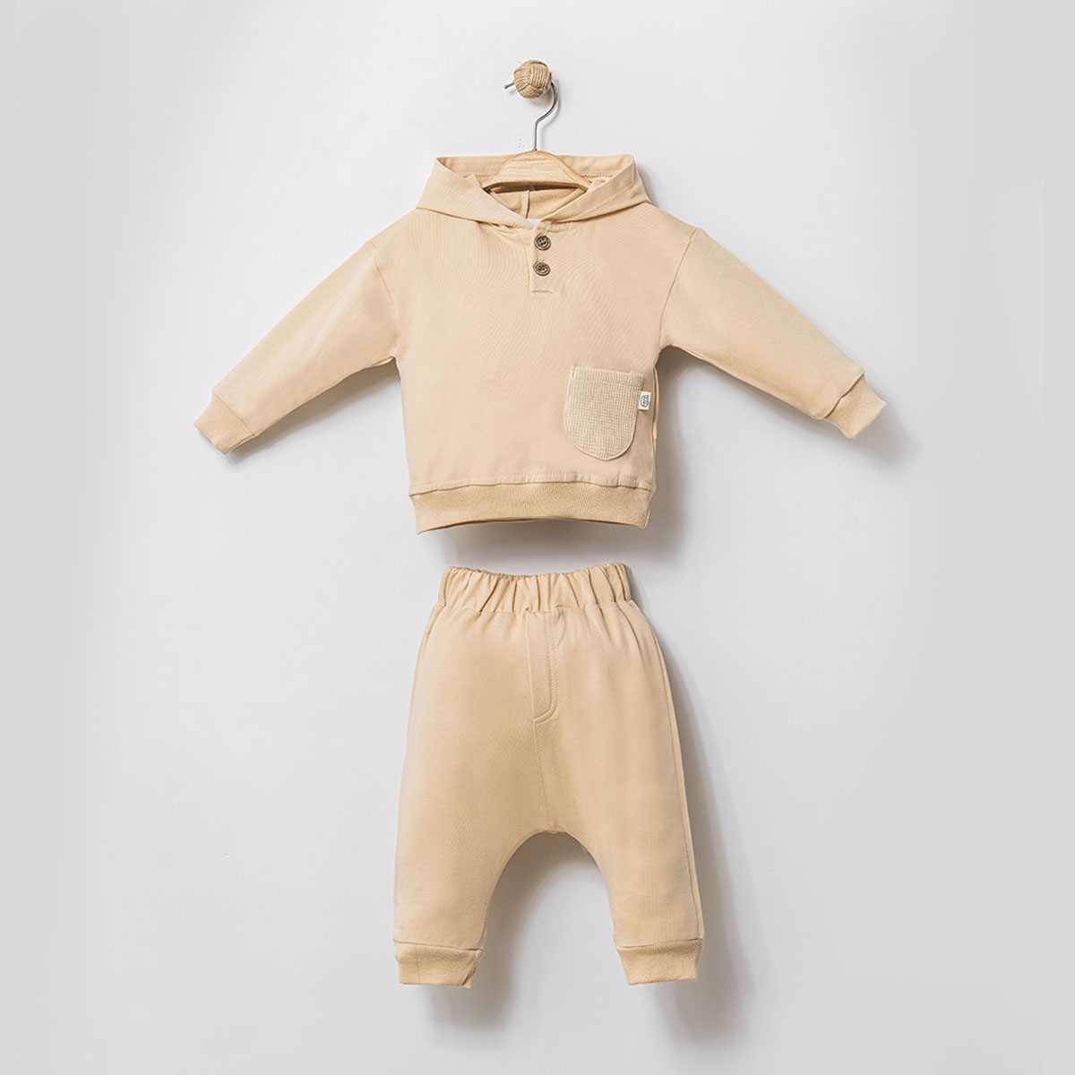ERKEK ÇOCUK 6-24 AY İKİLİ TAKIM - BEJ