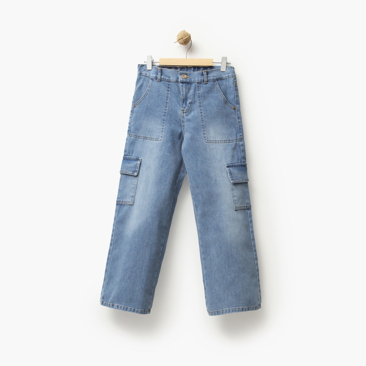 GIRLS 9-12 AGE CARGO JEANS