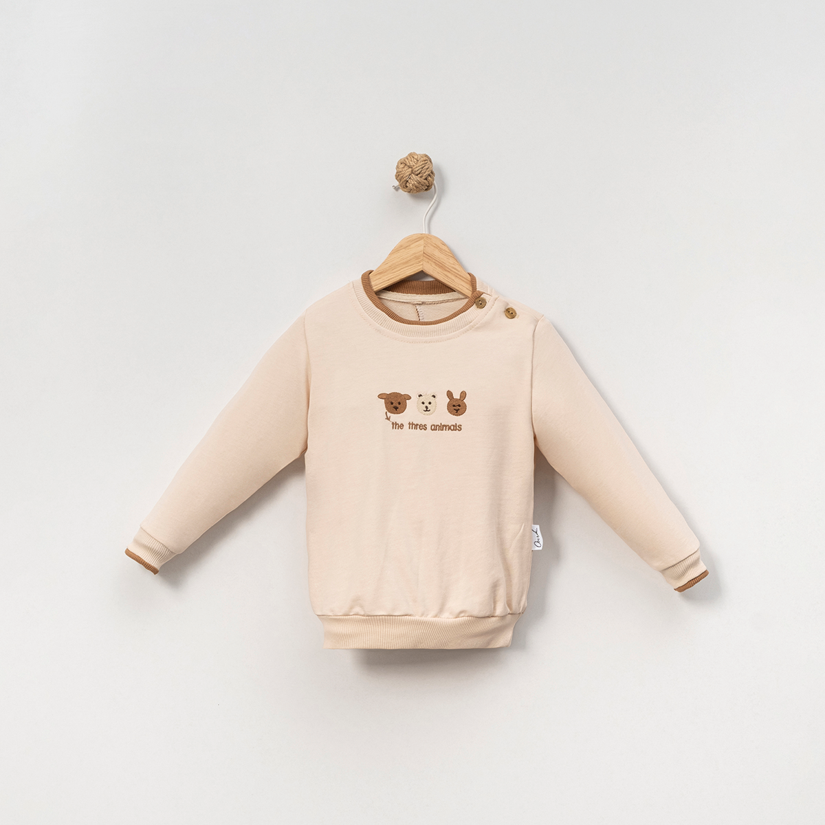 СВИТШОТ С ВЫШИВКОЙ ДЛЯ МАЛЬЧИКОВ 1-4 ЛЕТ