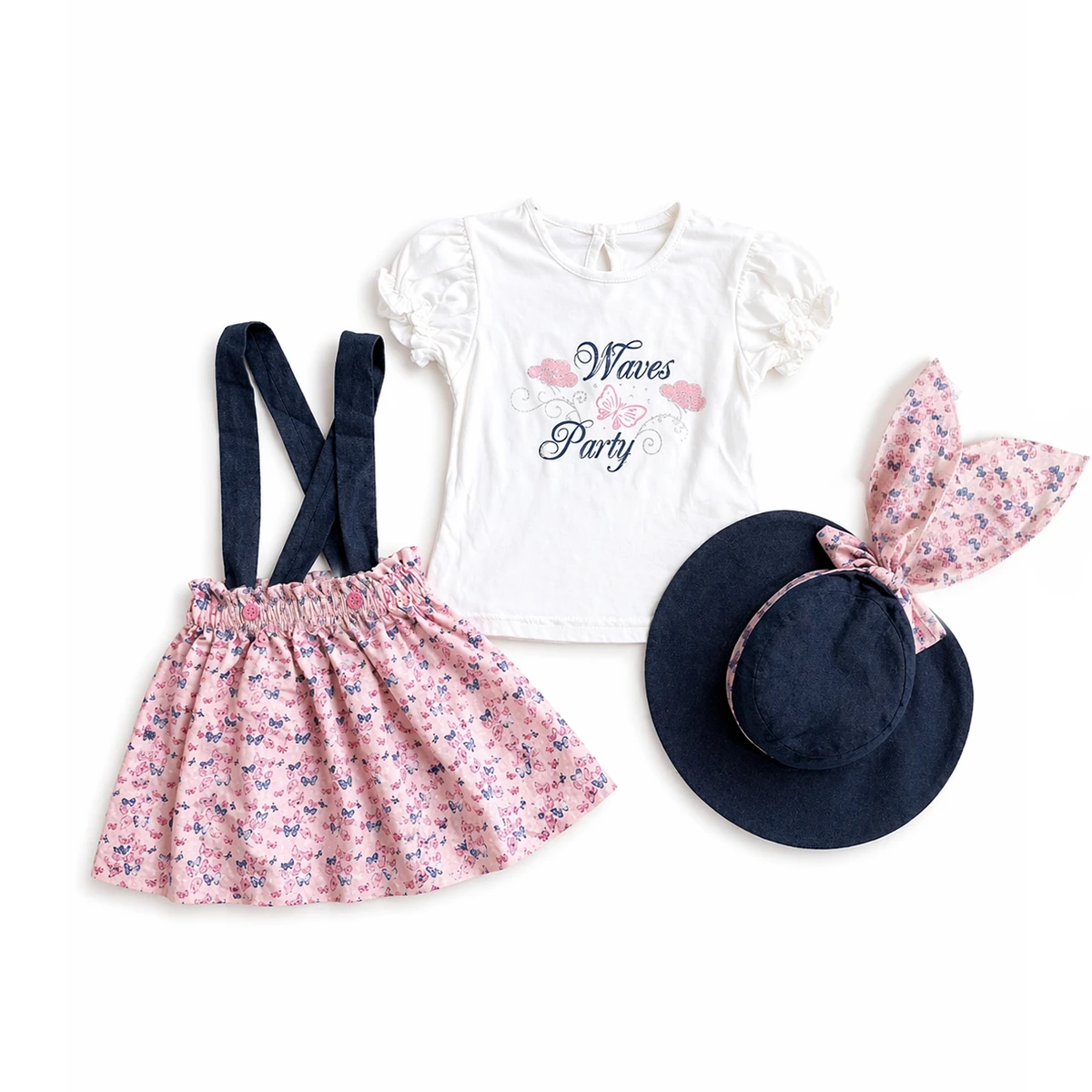 KIZ BEBEK 9-24 AY KISA KOLLU 3 LÜ TAKIM 