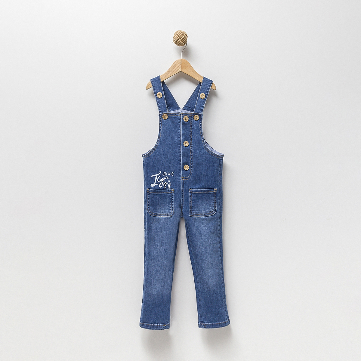 ДЕВОЧКА 18-36 МЕСЯЦЕВ ДЖИНСОВЫЙ КОМБИНЕЗОН 