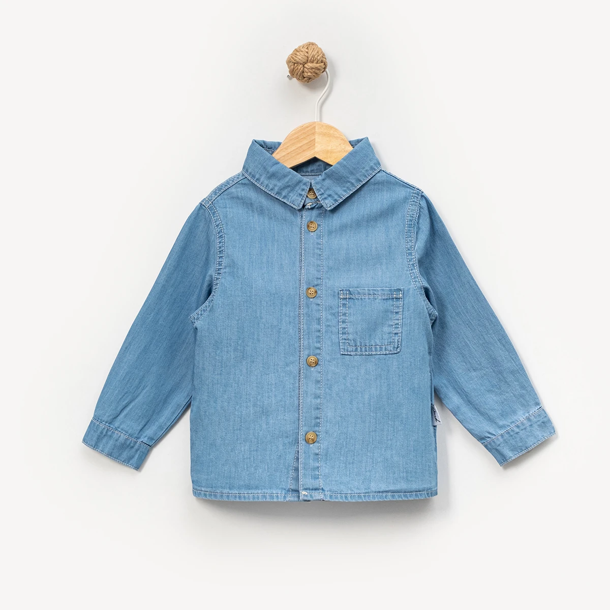 ERKEK ÇOCUK 1-4 YAŞ KOT GÖMLEK 