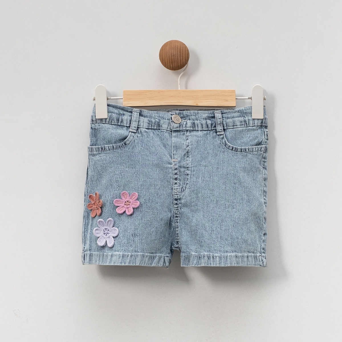 KIZ ÇOCUK 5-8 YAŞ KOT ŞORT