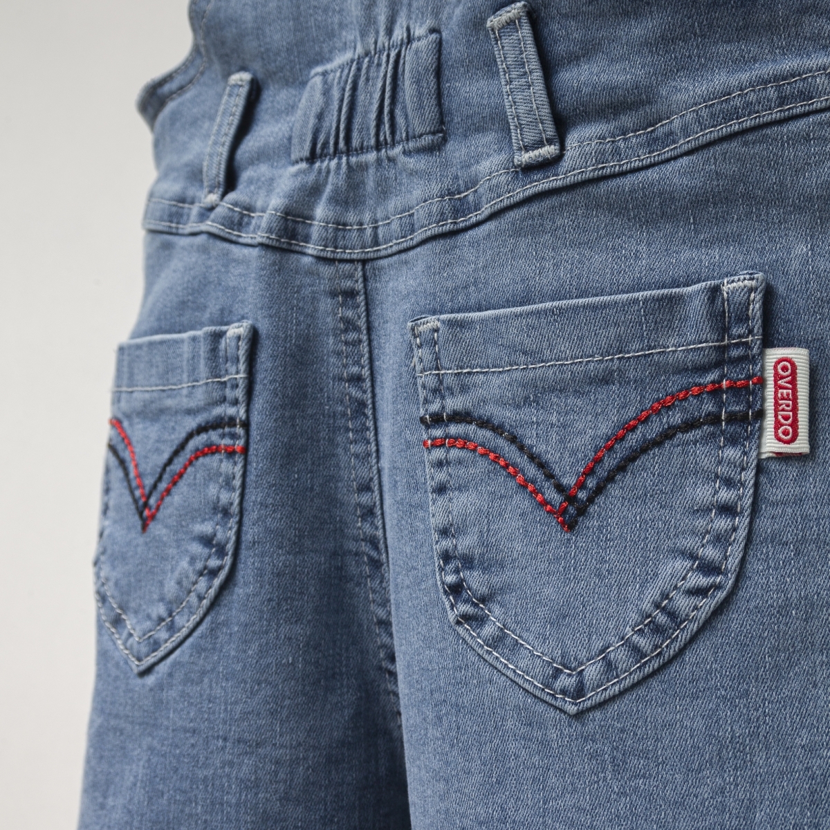 ДЕВОЧКА 18-36 МЕСЯЦЕВ ДЖИНСОВЫЙ КОМБИНЕЗОН 