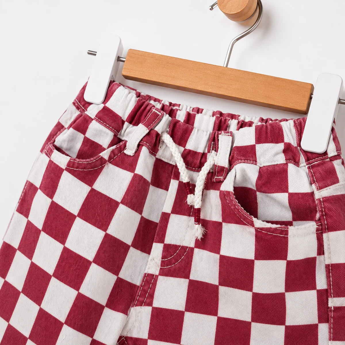 UNISEX 1-4 YAŞ KARELİ HAM PANTOLON 