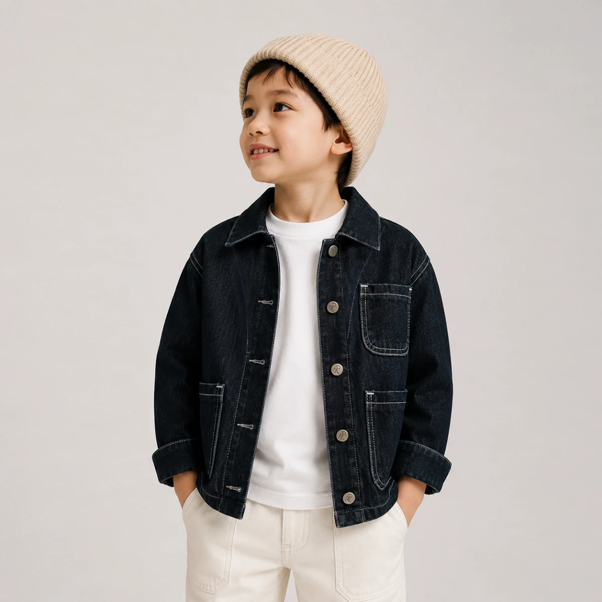 UNISEX 5-8 YAŞ KOT CEKET 