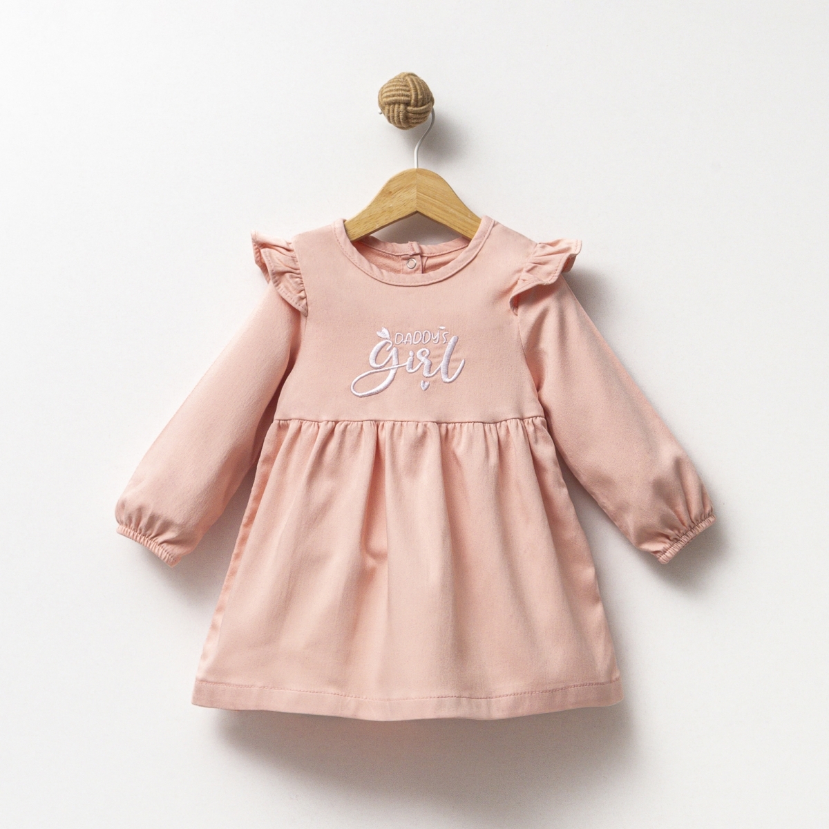 KIZ 1-4 YAŞ NAKIŞLI HAM ELBİSE 