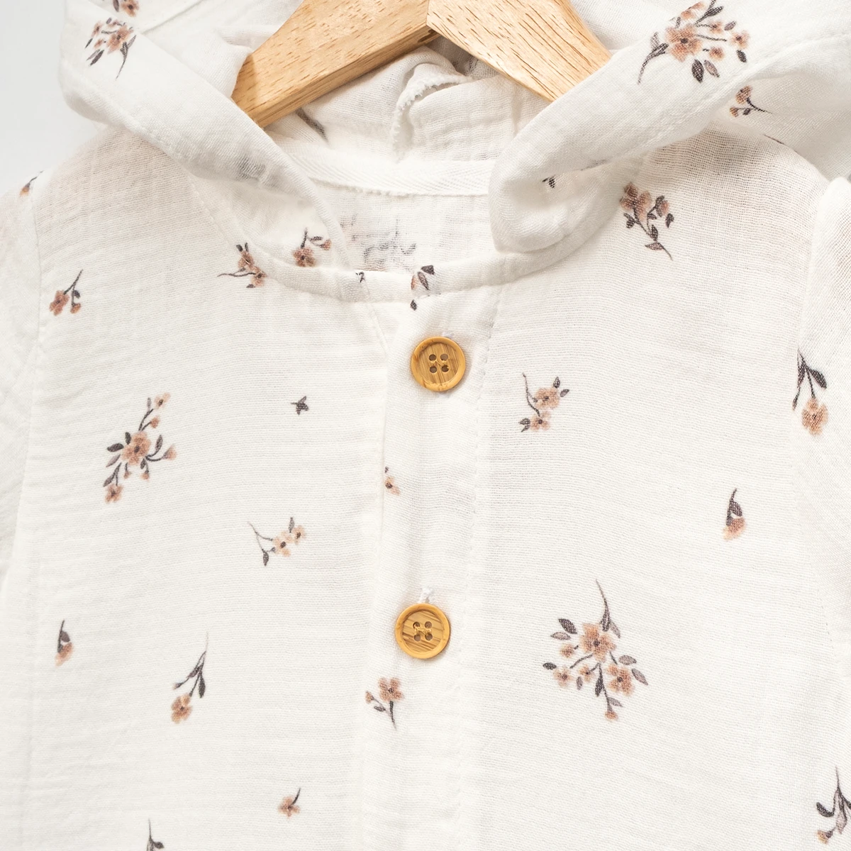 GIRL 9-24 MONTHS MUSLIN SHORTS JUMPSUIT