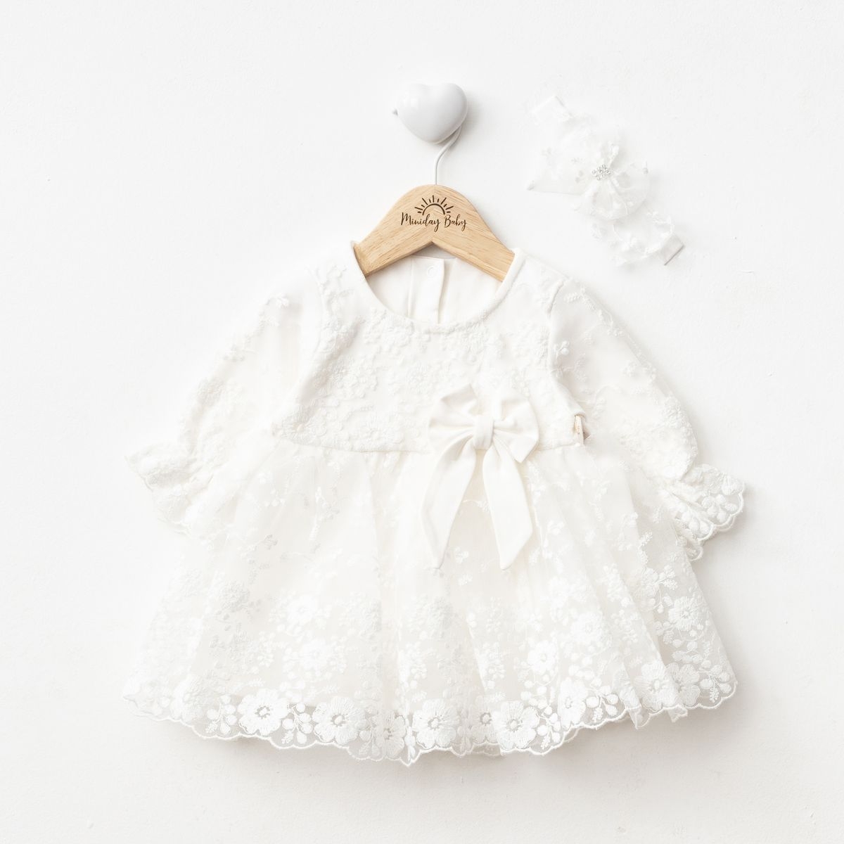 KIZ BEBEK 3-12 AY TÜLLÜ ELBİSE 