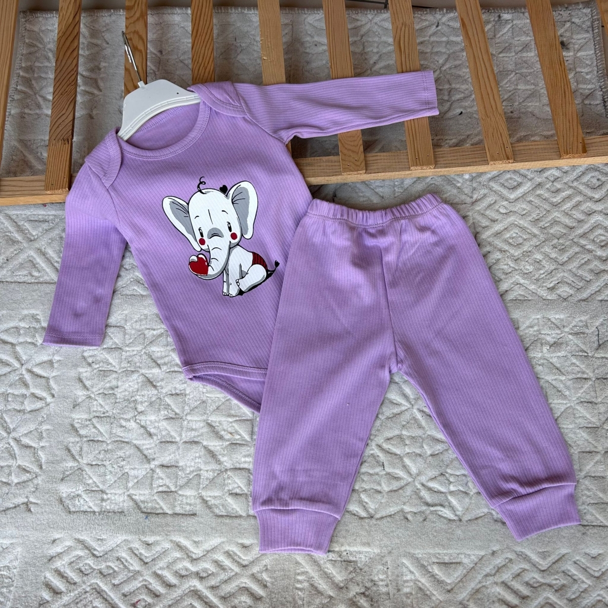 BEBEK 6-12 AY ZIBINLI İKİLİ TAKIM 