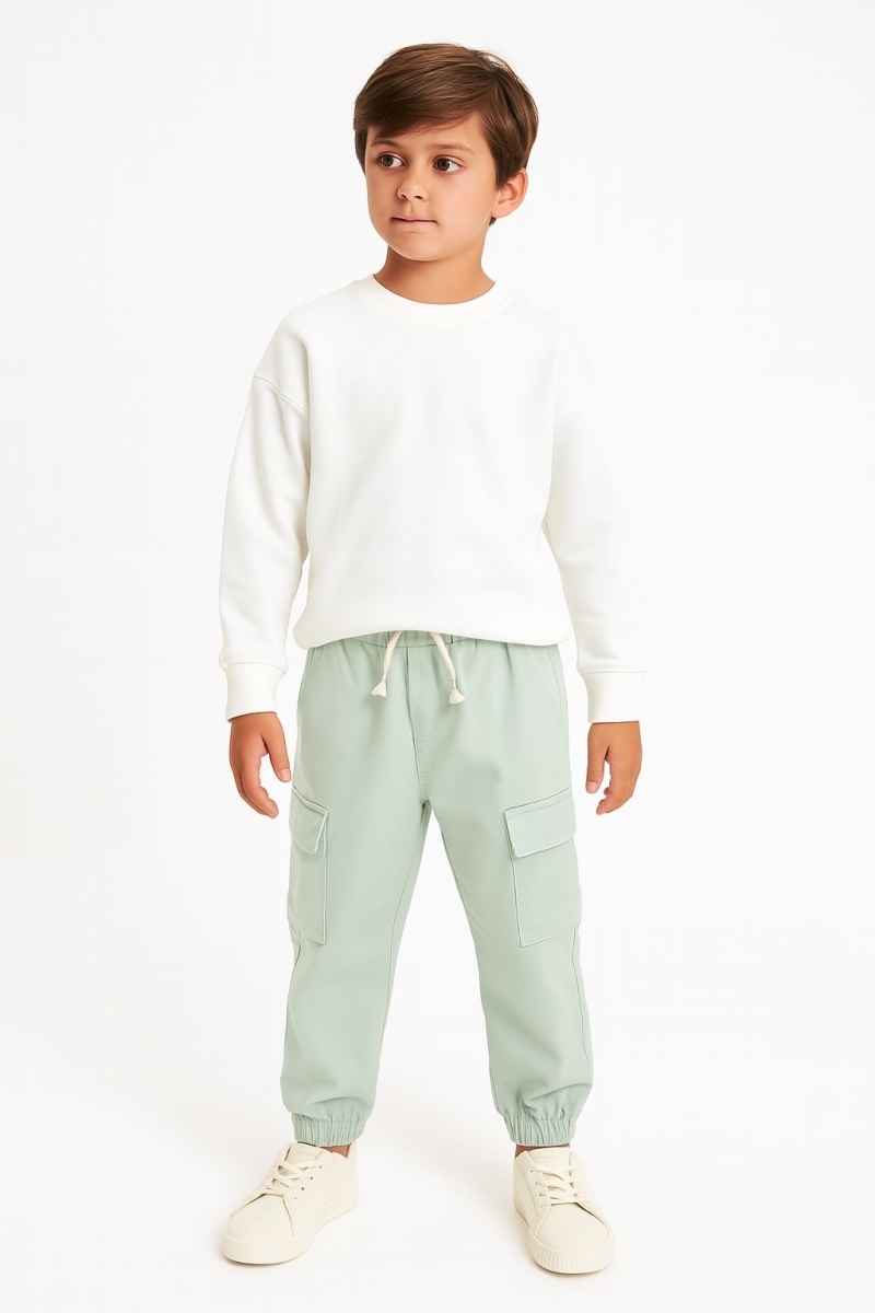 OVD ERKEK ÇOCUK 5-8 YAŞ KARGO CEPLİ PANTOLON 