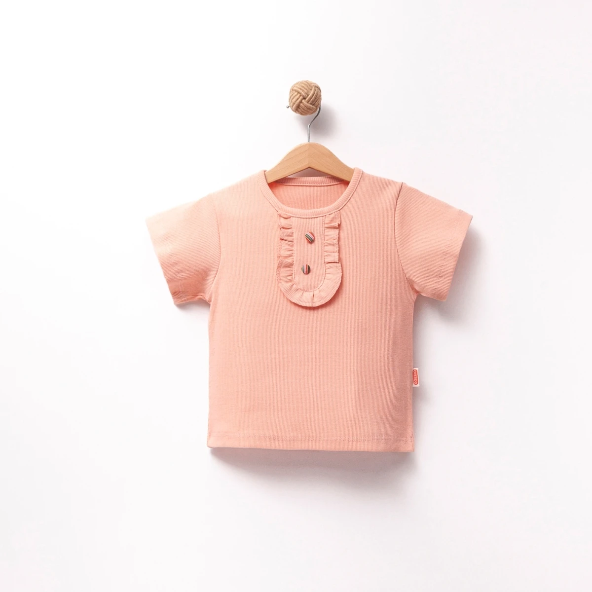KIZ ÇOCUK 5-8 YAŞ KAŞKORSE KUMAŞ T-SHIRT 