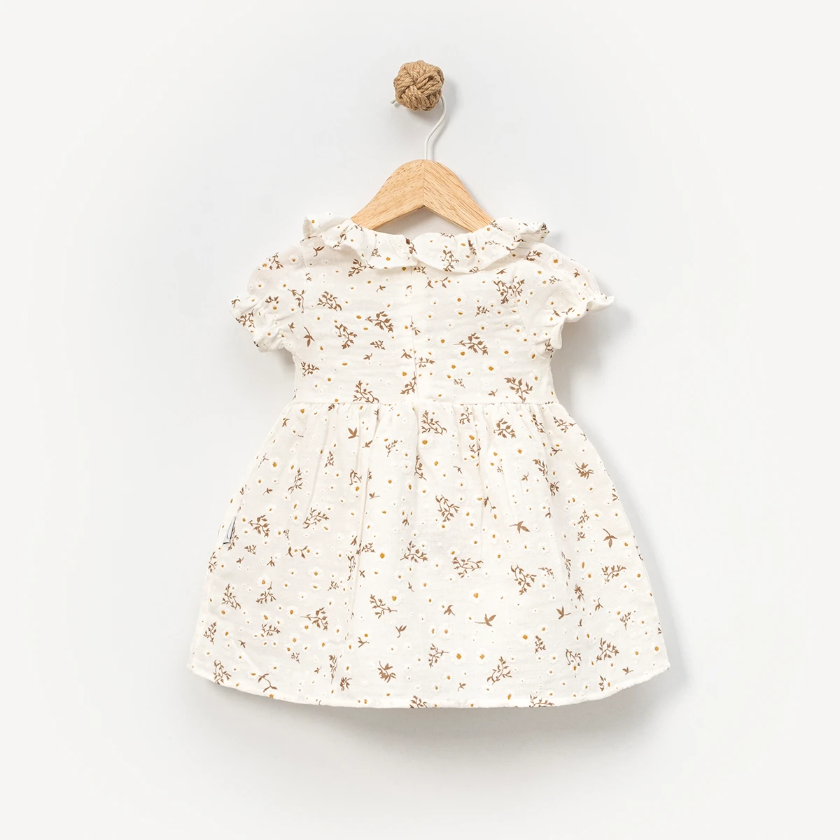 KIZ ÇOCUK 9-24 AY ÇİÇEKLİ ELBİSE 