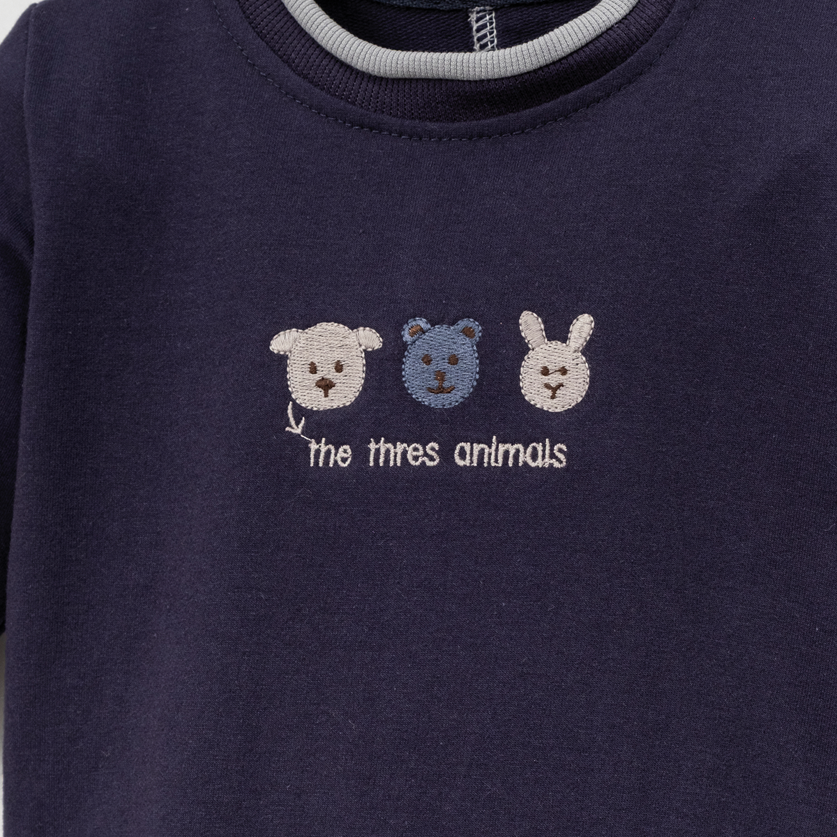 ERKEK ÇOCUK 1-4 YAŞ AYICIK NAKIŞLI SWEAT 