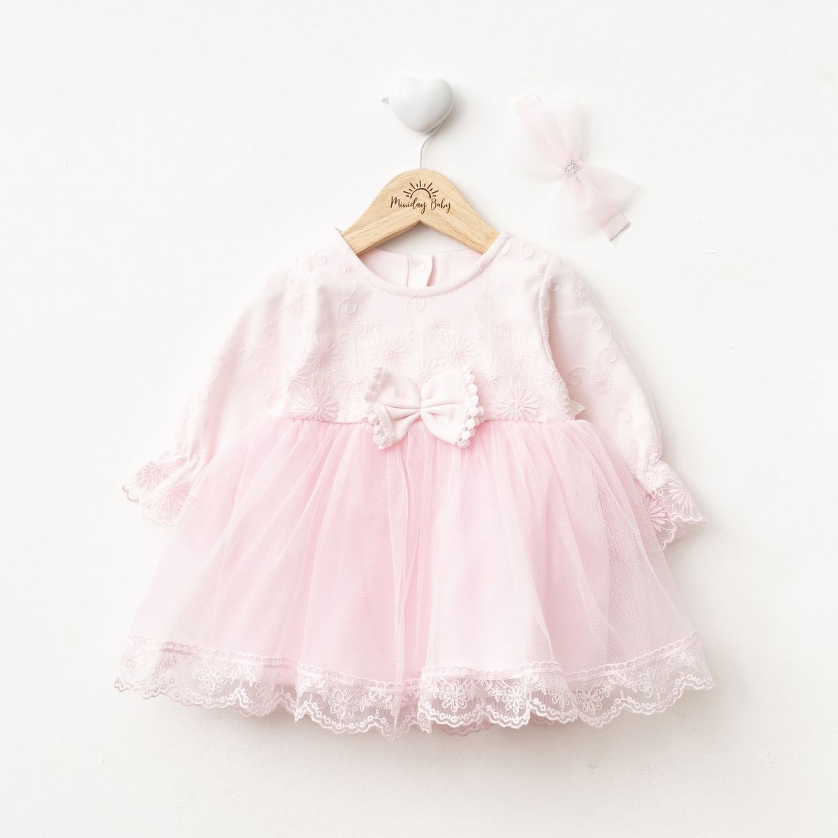 KIZ BEBEK 3-12 AY TÜLLÜ ELBİSE 